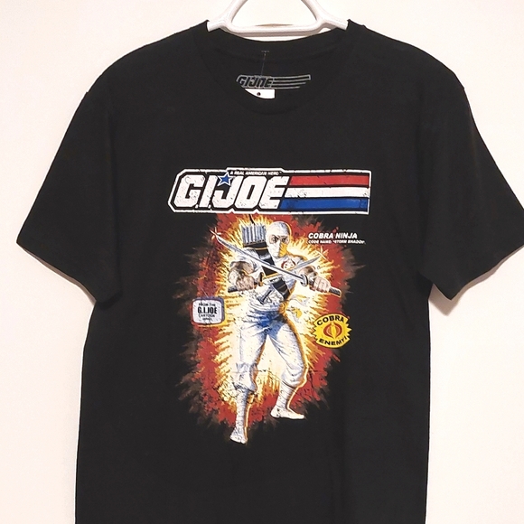 2009 Hasbro G.I. JOE Men's Black Short Sleeved Graphic T-shirt NWT Size S - Picture 2 of 6